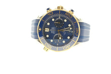 Load image into Gallery viewer, Omega Seamaster 18K Yellow Gold &amp; Steel Diver 300M Co-Axial Master Chronograph Chronometer 44mm Blue Wave 210.22.44.51.03.001 - Arnik Jewellers
