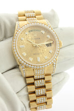 Load image into Gallery viewer, Rolex President Day Date Solid 18K Yellow Gold 118348 Jubilee Diamond Dial, Bezel & Lugs - Arnik Jewellers