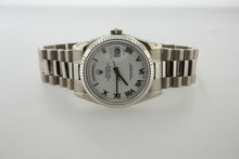 Load image into Gallery viewer, Rolex President Day Date Solid 18K White Gold 118239 White Dial - Arnik Jewellers