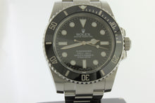 Load image into Gallery viewer, Rolex Submariner Stainless Steel Oyster Ceramic Bezel No Date Automatic 40mm 114060 - Arnik Jewellers