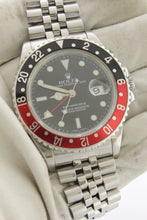 Load image into Gallery viewer, Rolex GMT Master II Coke Fat Lady Black Stainless Steel Jubilee 16760 - Arnik Jewellers