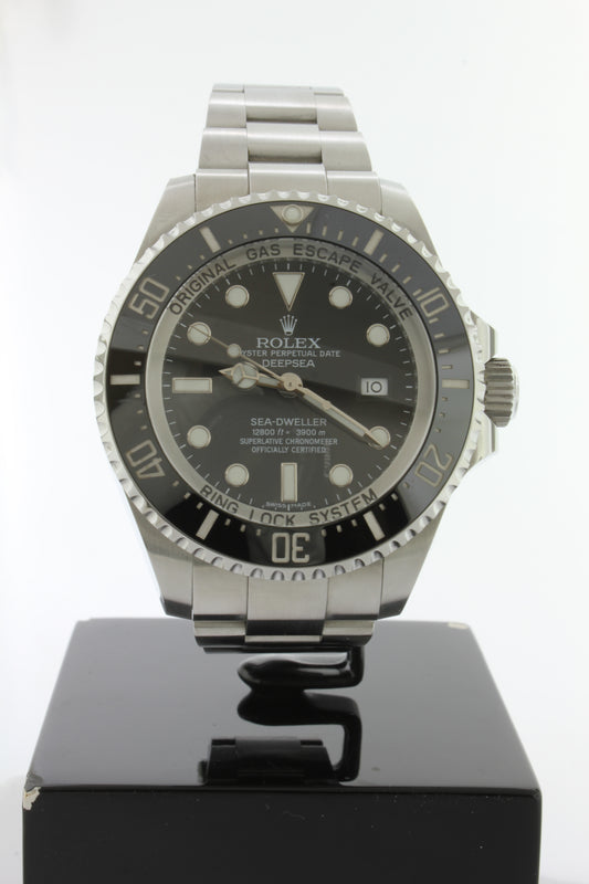 Rolex Deepsea Sea-Dweller 44mm Black Dial Stainless Steel Oyster Ceramic Bezel 116660 - Arnik Jewellers