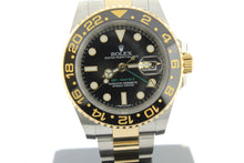 Load image into Gallery viewer, Rolex GMT Master II 18K Yellow Gold & Stainless Steel 116713LN Ceramic Bezel - Arnik Jewellers