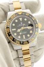 Load image into Gallery viewer, Rolex GMT Master II 18K Yellow Gold & Stainless Steel 116713LN Ceramic Bezel - Arnik Jewellers