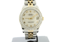 Load image into Gallery viewer, Rolex Datejust 31mm 18K Yellow Gold & Stainless Steel Jubilee Jubilee Arabic Dial 68273 Diamond Bezel - Arnik Jewellers