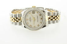 Load image into Gallery viewer, Rolex Datejust 31mm 18K Yellow Gold & Stainless Steel Jubilee Jubilee Arabic Dial 68273 Diamond Bezel - Arnik Jewellers