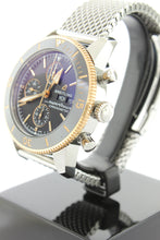 Load image into Gallery viewer, Breitling Superocean Heritage Day Date 18K Gold & Steel Automatic 44mm Black Chronograph Steel Mesh U13313 - Arnik Jewellers
