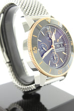 Load image into Gallery viewer, Breitling Superocean Heritage Day Date 18K Gold & Steel Automatic 44mm Black Chronograph Steel Mesh U13313 - Arnik Jewellers