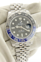 Load image into Gallery viewer, Rolex GMT Master II Black & Blue Batgirl Ceramic Bezel Stainless Steel Jubilee 126710BLNR - Arnik Jewellers
