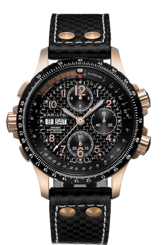 時計 HAMILTON Khaki Aviation Auto Chrono Hamilton KHAKI AVIATION X-WIND AUTO CHRONO 44mm H77696793 - Arnik