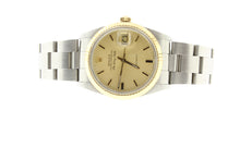 Load image into Gallery viewer, Rolex Air King Precision 18K Yellow Gold & Stainless Steel 34mm 5701 Champagne Dial - Arnik Jewellers