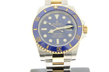 Load image into Gallery viewer, Rolex Submariner 18K Yellow Gold & Stainless Steel Blue Dial 116613LB Ceramic Bezel - Arnik Jewellers