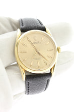 Load image into Gallery viewer, Rolex Oyster Perpetual 18K Yellow Gold 34mm Champagne Dial 6590 - Arnik Jewellers
