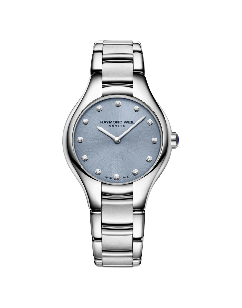 Raymond Weil Noemia Quartz 32mm Stainless Steel Blue Diamond Dial