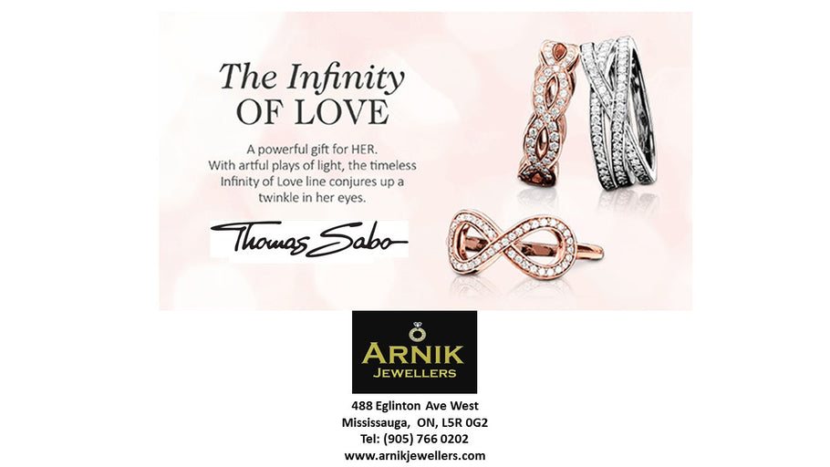 The Infinity of Love by Thomas Sabo available at Arnik Jewellers