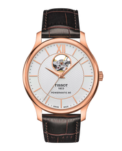 Load image into Gallery viewer, Tissot Tradition Powermatic 80 Open Heart T063.907.36.038.00 - Arnik Jewellers
