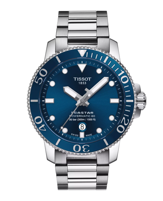 Tissot Seastar 1000 Powermatic 80 43mm t120.407.11.041.03 - Arnik Jewellers