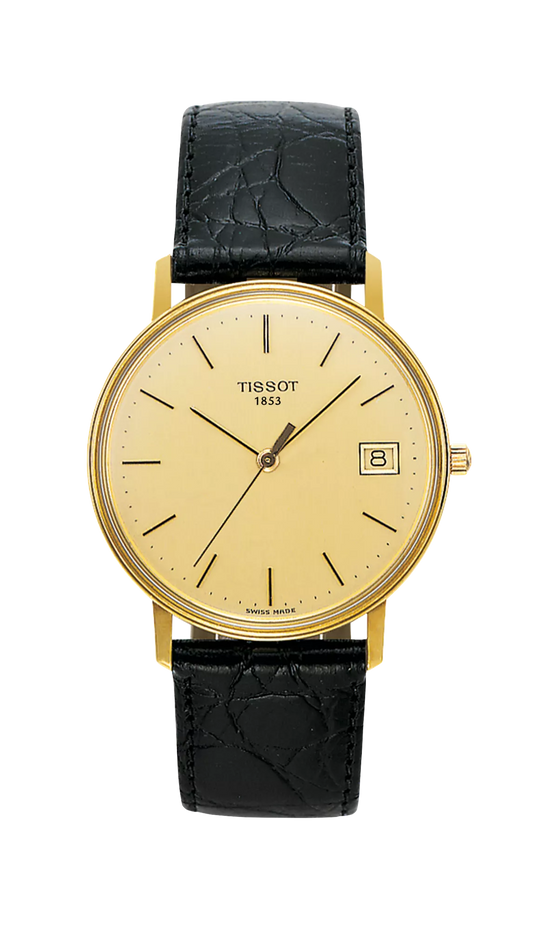 Tissot Goldrun Hesalite 18K Gold T71.3.401.21 - Arnik Jewellers