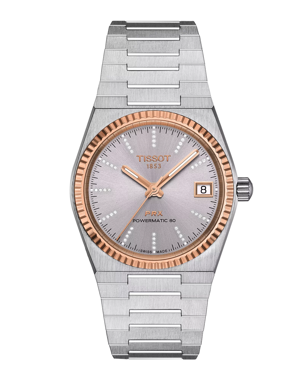 Tissot PRX POWERMATIC 80 STEEL & 18K GOLD BEZEL 35mm T931.207.41.336.00 - Arnik Jewellers