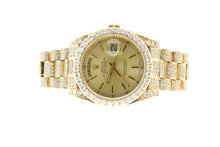 Load image into Gallery viewer, Rolex Day Date President Solid 18K Yellow Gold Diamond 18038 - Arnik Jewellers
