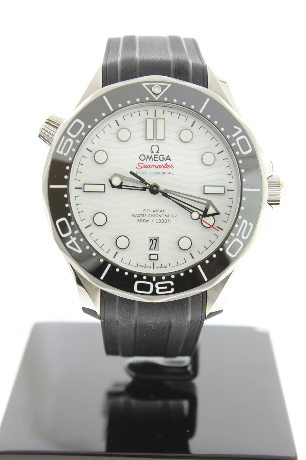 Omega Seamaster Diver 300M Co-Axial Master Chronometer 42mm White Wave 210.32.42.20.04.001 - Arnik Jewellers