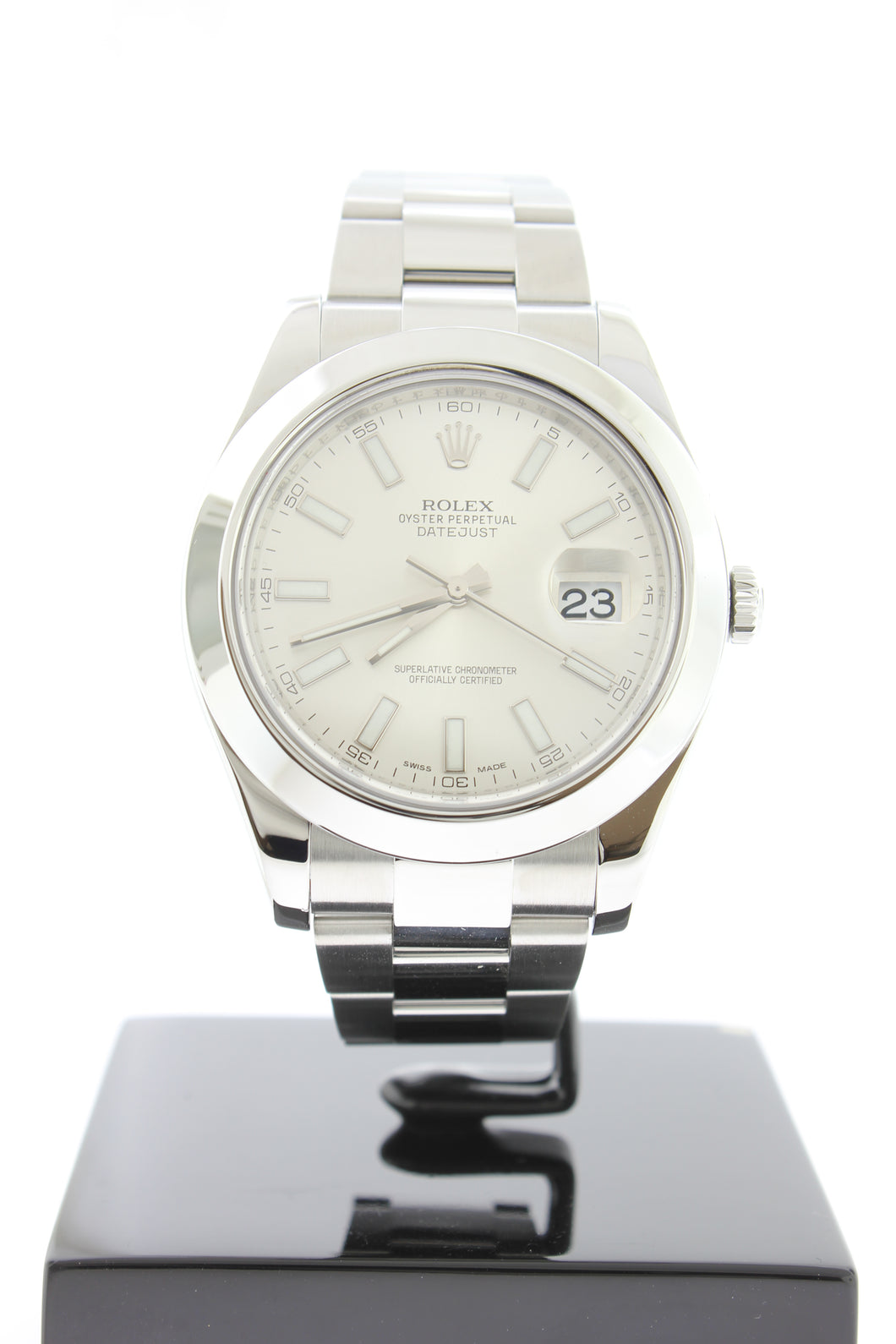 Rolex Datejust II Stainless Steel 41mm Silver Dial Oyster 116300 - Arnik Jewellers
