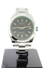 Load image into Gallery viewer, Rolex Milgauss 116400GV Green Crystal Automatic Black Dial 40mm Stainless Steel - Arnik Jewellers
