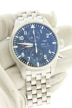 Load image into Gallery viewer, IWC Pilot Automatic Chronograph 43mm IW377710 Stainless Steel Black Dial - Arnik Jewellers
