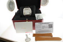 Load image into Gallery viewer, Carter Santos Large Automatic Swiss Silver Dial 39.8 x 47.5mm 4072 Stainless Steel - Arnik Jewellers
