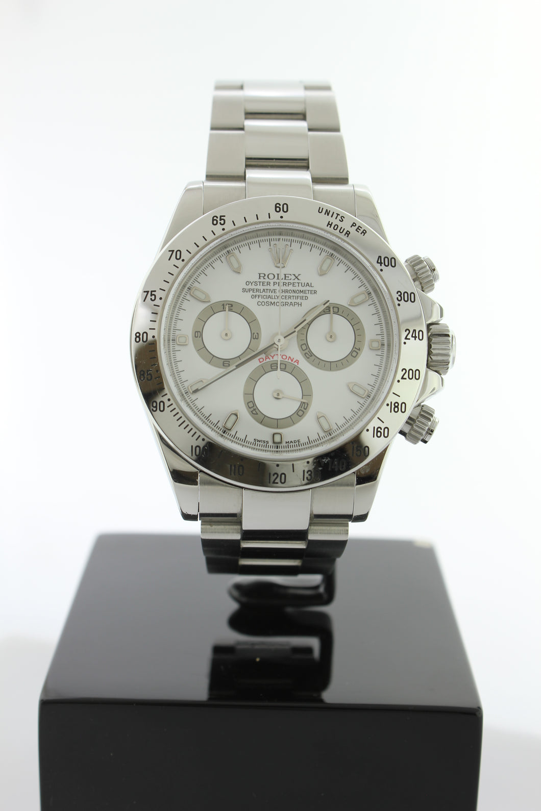 Rolex Cosmograph Daytona Stainless Steel Oyster 40mm 116520 - Arnik Jewellers