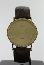 Load image into Gallery viewer, Rolex Cellini 18K Yellow Gold Factory Diamond Bezel 5114 Champagne Dial 32.5mm - Arnik Jewellers
