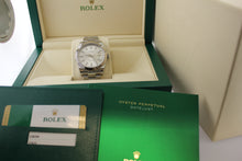 Load image into Gallery viewer, Rolex Datejust 41 Stainless Steel Silver Dial 18K White Gold Fluted Bezel Oyster 126334 - Arnik Jewellers
