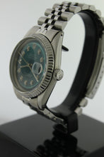 Load image into Gallery viewer, Rolex Datejust 36mm Stainless Steel Jubilee Green Diamond Dial 1603 - Arnik Jewellers
