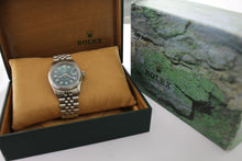 Load image into Gallery viewer, Rolex Datejust 36mm Stainless Steel Jubilee Green Diamond Dial 1603 - Arnik Jewellers
