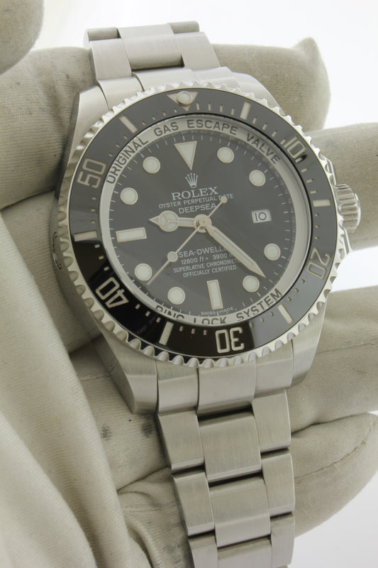 Rolex Deepsea Sea-Dweller 44mm Black Dial Stainless Steel Oyster Ceramic Bezel 116660 - Arnik Jewellers
