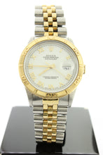 Load image into Gallery viewer, Rolex Datejust Thunderbird Turn-o-Graph 18K Yellow Gold &amp; Steel 36mm White Roman Dial 16263 - Arnik Jewellers
