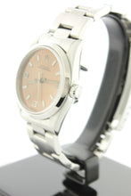 Load image into Gallery viewer, Rolex Lady 31mm Oyster Perpetual Salmon Dial Stainless Steel 77080 - Arnik Jewellers
