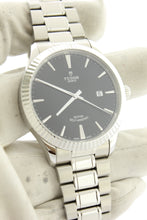 Load image into Gallery viewer, Tudor Style 41mm Automatic Stainless Steel Black Dial 12710 41mm - Arnik Jewellers
