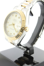 Load image into Gallery viewer, Rolex Datejust II 18K Yellow Gold &amp; Stainless Steel Silver Diamond Dial 41mm Oyster 116333 - Arnik Jewellers

