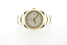 Load image into Gallery viewer, Rolex Datejust II 18K Yellow Gold &amp; Stainless Steel Silver Diamond Dial 41mm Oyster 116333 - Arnik Jewellers
