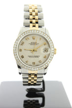 Load image into Gallery viewer, Rolex Datejust 31mm 18K Yellow Gold &amp; Stainless Steel Jubilee Jubilee Arabic Dial 68273 Diamond Bezel - Arnik Jewellers
