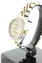 Load image into Gallery viewer, Rolex Datejust 31mm 18K Yellow Gold &amp; Stainless Steel Jubilee Jubilee Arabic Dial 68273 Diamond Bezel - Arnik Jewellers
