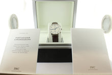 Load image into Gallery viewer, IWC Portuguese Automatic Chronograph Stainless Steel 41mm Silver Dial IW3714 - Arnik Jewellers
