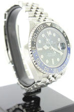 Load image into Gallery viewer, Rolex GMT Master II Black &amp; Blue Batgirl Ceramic Bezel Stainless Steel Jubilee 126710BLNR - Arnik Jewellers
