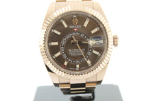 Load image into Gallery viewer, Rolex Sky Dweller 18K Everose Gold Oyster 336935 42mm Chocolate Dial - Arnik Jewellers
