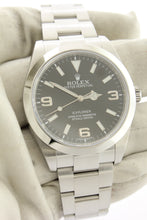 Load image into Gallery viewer, Rolex Explorer Oyster Stainless Steel Black Dial 214270 39mm - Arnik Jewellers

