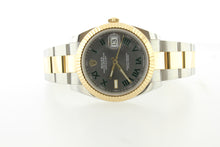 Load image into Gallery viewer, Rolex Datejust 41mm Wimbledon Dial Oyster 18K Yellow Gold &amp; Stainless Steel 126333 - Arnik Jewellers

