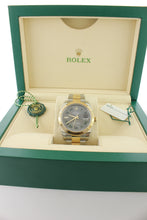 Load image into Gallery viewer, Rolex Datejust 41mm Wimbledon Dial Oyster 18K Yellow Gold &amp; Stainless Steel 126333 - Arnik Jewellers
