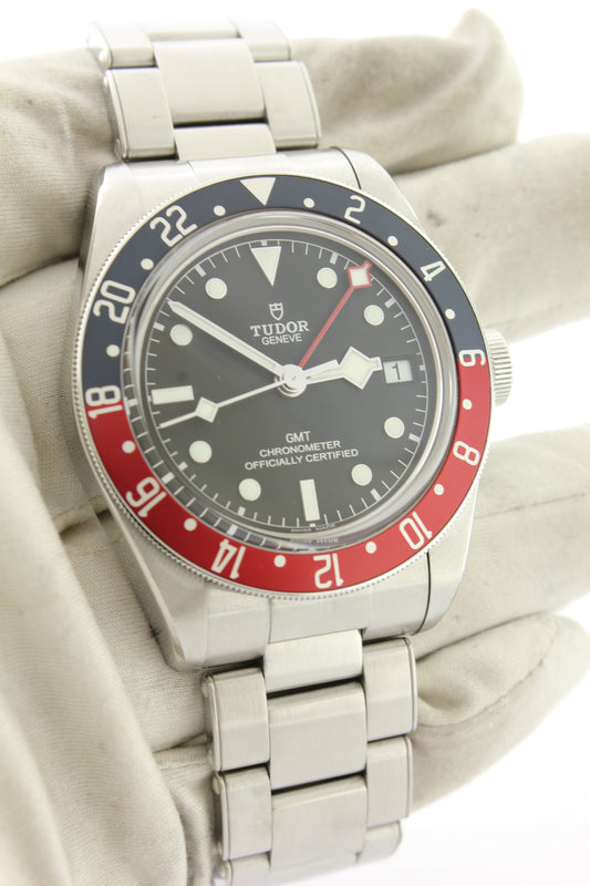 Tudor Black Bay GMT Stainless Steel 41mm Black Dial 79830RB - Arnik Jewellers