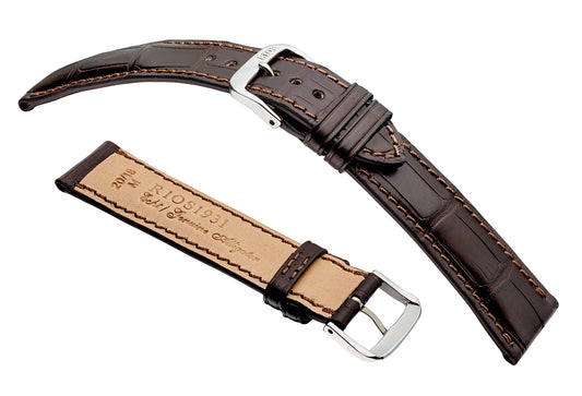 RIOS1931 President Genuine Alligator Leather - Matt Finish R276